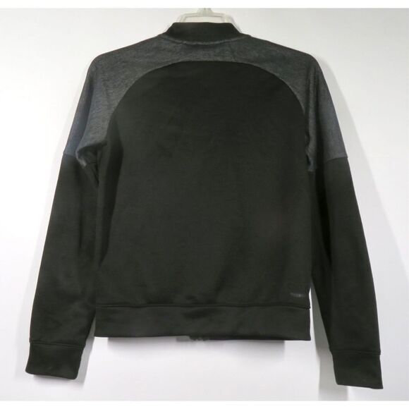 Adidas Black Long Sleeve Zip Up Warm Up Jacket Mens M - Picture 3 of 3